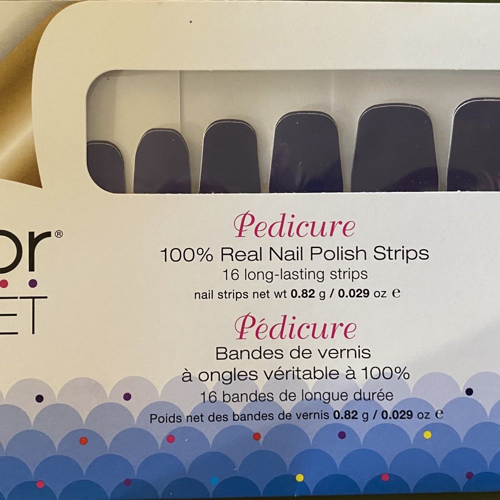 Color Street Pedicure Strips ~ Evening Sky